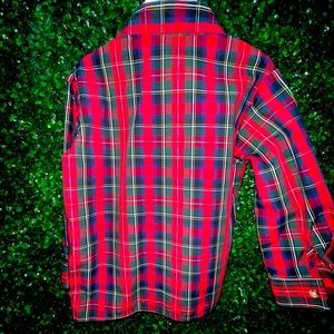4-5 T Plaid Toddler Boy Button Down Shirt